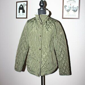 Michael by Michael Kors Green Puffer Jacket Size Large